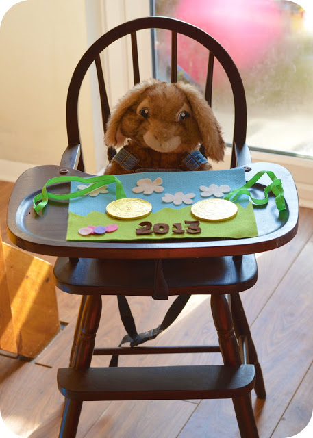 Easter Memories 2013: The Bunny Gives Medals…