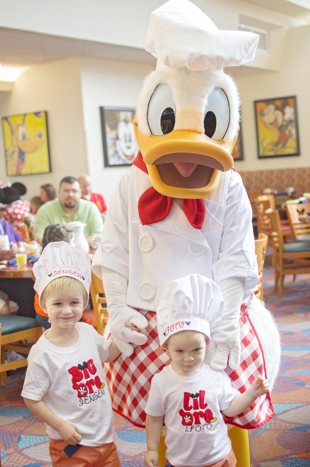 Donald Duck at Chef Mickey's