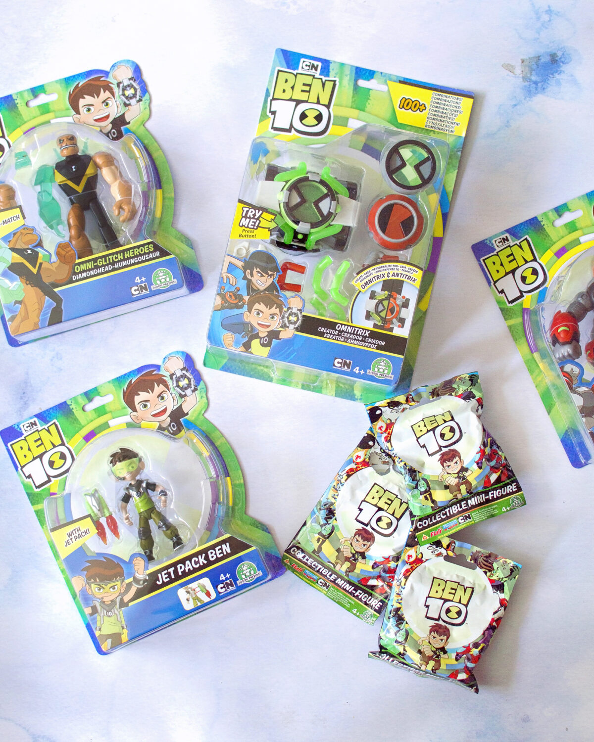 Ben 10 Power Trip by Outright Games, How to Host a Gaming Party, The Jones Boys Toys, Ben 10 Omnitrix Creator Kit, Ben 10 Blind Bags, Ben 10 Figures
