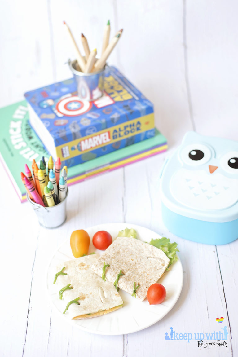 Book Shaped Sandwich Wraps